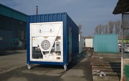 20' High Cube Container ombygget til Transformerstation