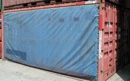 20' x 8' x 8'6'' Curtain Side Container