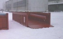 20' x 8' x 4'3'' Half High Open Top Container